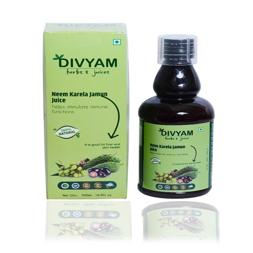 Divyam Neem Karela Jamun Juice